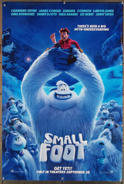 SMALLFOOT (2018) 27836 Warner Brothers Original U.S. One-Sheet Poster (27x40) Rolled  Fine Plus