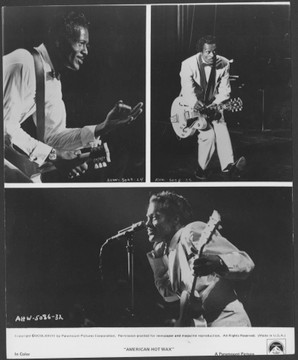 AMERICAN HOT WAX (1978) 27851 Gelatin Silver Print (8x10) Paramount Pictures Publicity Photo  CHUCK BERRY  Very Fine Condition