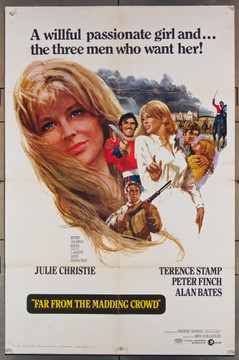 FAR FROM THE MADDING CROWD (1967) 27879 MGM Original 70mm One-Sheet Poster (27x41) Folded  Fine Plus Condition