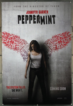 PEPPERMINT (2018) 27910 Original STX Entertainment One Sheet Poster (27x40).  Double-Sided.  Rolled.  Very Fine Condition.