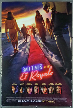 BAD TIMES AT THE EL ROYALE (2018) 28135 Original 20th Century-Fox One Sheet Poster (27x41).  Double-Sided.  Rolled.  Fine Condition.