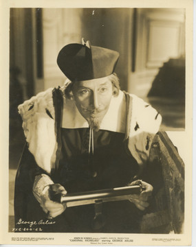 CARDINAL RICHELIEU (1935) 28525   GELATIN SILVER PRINT	 United Artists Original Gelatin Silver Print (8x10) Fine Plus Condition