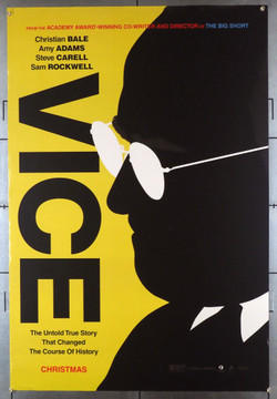 VICE (2018) 28464 Annapurna PIctures Original Advance One-Sheet Poster (27x40) Double Sided  Theater-Used