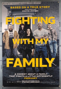 FIGHTING WITH MY FAMILY (2019) 28456 Lionsgate Original U.S. One-Sheet Poster (27x40) Double Sided  Rolled  Very Fine