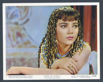 KING OF KINGS (1961) 28607   BRIGID BAZLEN AS SALOME MGM Original British Front of House Card No 7  (8x10)  Very Fine Plus Condition