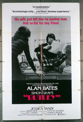 Original Butley (1974) movie poster in VF condition for $40.00