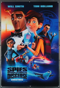 SPIES IN DISGUISE (2019) 28879   Tom Holland and Will Smith Movie Poster 20th Century Fox (now Disney) U.S. One-Sheet Poster Advance Style C   Rolled  Double Sided  Very Fine