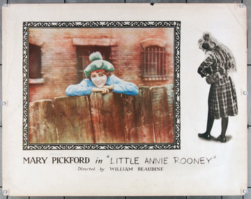 LITTLE ANNIE ROONEY (1925) 27277   Mary PIckford Movie Poster  United Artists Original U.S. Half-Sheet Poster (22x28)  Average Used Condition