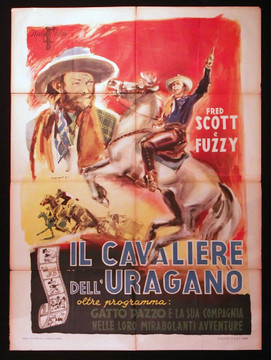 MOONLIGHT ON THE RANGE (1937) 28906 Original Italian 39x55 Poster Folded Theater-Used  Average Used Condition