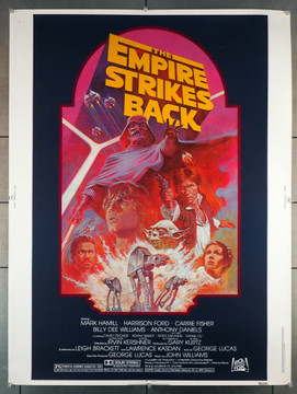 STAR WARS: EPISODE V - EMPIRE STRIKES BACK, THE (1980) 3986  30x40 Movie Poster 20th Century Fox Original 30x40 Movie Poster  Rolled  Fine Condition  Art by Tom Jung