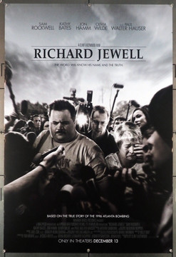 RICHARD JEWELL (2019) 29015 Warner Brothers Original U.S. One-Sheet Poster (27x40) Rolled  Fine Plus Condition