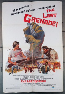 LAST GRENADE, THE (1970) 3742 Cinerama Releasing Original U.S. One-Sheet Poster (27x41) Folded  Very Good Plus Condition