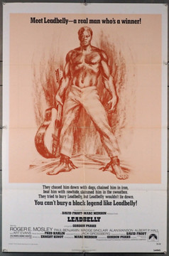 LEADBELLY (1975) 3744  Movie Poster (27x41) Roger E. Mosley  Ernie Hudson  John Henry Faulk  Brownie McGhee  Gordon Parks Paramount Pictures Original U.S. One-Sheet Poster (27x41) Folded  Very Good Plus Condition