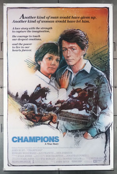 CHAMPIONS (1984) 1203   John Hurt as Bob Champion  Movie Poster UBA Original U.S. One-Sheet Poster (27x41) Folded  Very Fine Condition