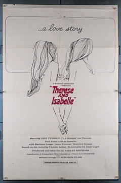 THERESE & ISABELLE (1968) 12012   Radley Metzger Movie Poster Original U.S. One-Sheet Poster (27x41) Folded  Fine Condition  Theater-Used