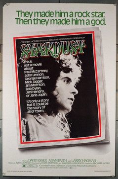 STARDUST (1974) 575    David Essex Movie Poster Original U.S. One-Sheet Poster (27x41)  Rolled  Very Good Plus Condition