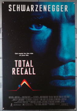 TOTAL RECALL (1990) 3694   Arnold Schwarzenegger Movie Poster Original U.S. One-Sheet Poster  (27x39.75) Rolled  Fine Plus Condition