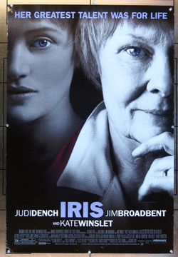 IRIS (2001) 20667   Judi Dench   Kate Winslett Movie Poster Original U.S. One-Sheet Poster (27x40)  Double Sided  Good Condition Only