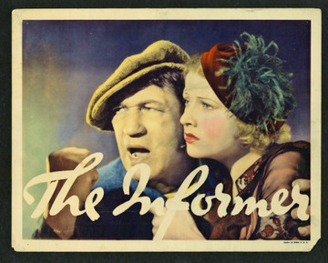 INFORMER, THE (1935) 7363  Movie Poster (11x14) Scene Lobby Card  Victor McLaglen  Margot Grahame  John Ford Original U.S. Portrait Lobby Card (11x14) Very Good Plus Condition  Theater-Used