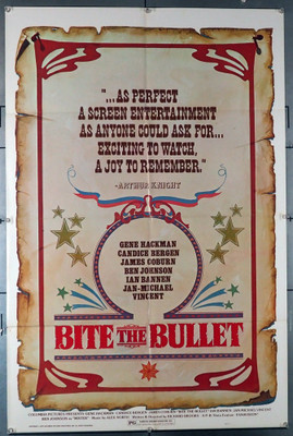 Original Bite The Bullet (1975) movie poster in VF condition for