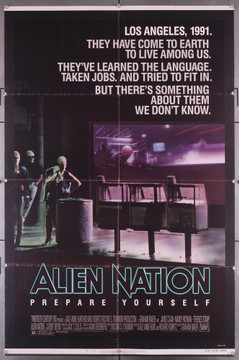 ALIEN NATION (1988) 16179    Science Fiction  Graham Baker  Movie Poster Original U.S. One-Sheet Poster (27x41) Folded  Very Good Plus to Fine Condition