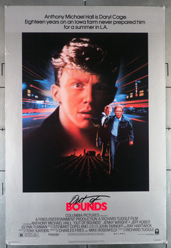 OUT OF BOUNDS (1986) 404  Anthony Michael Hall Movie Poster Original U.S. One-Sheet Poster (27x41) Rolled  Fine Plus