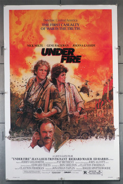 UNDER FIRE (1983) 29332 Original U.S. One-Sheet Movie Poster (27x41). This poster is folded and is in fine plus condition.