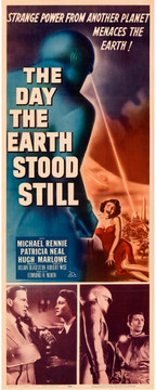 DAY THE EARTH STOOD STILL, THE (1951) 29378 Original U.S. Insert Poster (14x36)  Folded  Fine Plus Condition