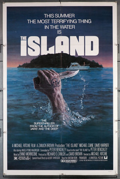 The Island (1980) 29225   Michael Caine   David Warner  Movie Poster Original U.S. One-Sheet Poster (27x41) Folded  Very Fine Condition