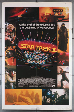 STAR TREK II:THE WRATH OF KHAN (1982) 29309  Movie Poster Original U.S. One-Sheet Poster (27x41) Folded  Fine Plus Condition