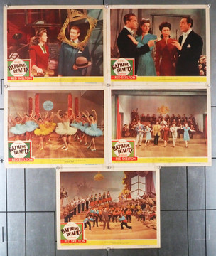 BATHING BEAUTY (1944) 6743   Esther Williams Lobby Cards  Five Cards Original U.S. Lobby Cards  Five Individual Cards  Very Fine Condition