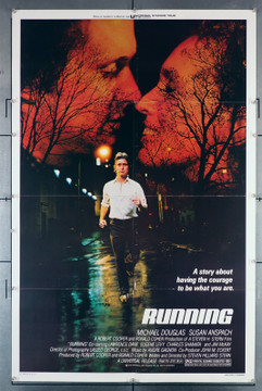 RUNNING (1979) 29296 Movie Poster (27x41)  Michael Douglas   Susan Anspach   Original U.S. One-Sheet Poster (27x41) Folded  Fine Plus Condition