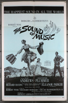 SOUND OF MUSIC, THE (1965) 29433  U.S. One-Sheet Re-release of 1969  For Military base exhibition Original U.S. One-Sheet Poster  Re-release of 1969  Military Base Use