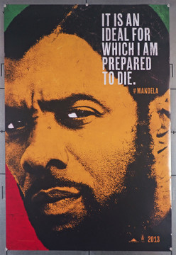 MANDELA: LONG WALK TO FREEEDOM (2013) 29456  Movie Poster  Idris Elba   Naomie Harris Original U.S. One-Sheet Poster (27x40) Rolled Teaser One-Sheet