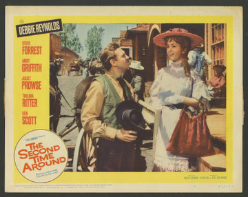 SECOND TIME AROUND, THE (1961) 29490  Debbie Reynolds   Andy Griffith Original U.S. Scene Lobby Card (11x14)  Fine Plus Condition