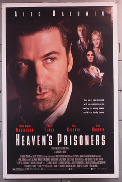 HEAVEN'S PRISONERS (1996) 29499  Movie Poster (27x41) Alec Baldwin   Kelly Lynch   Mary Stuart Masterson Original U.S. One-Sheet Poster (27x41)  Rolled  Fine Condition  Theater Used