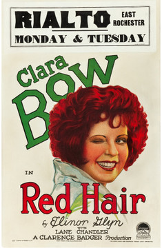 RED HAIR (1928) 24016 Movie Poster (14x22) Movie Poster  Very Fine Condition  Clara Bow Lane Chandler  William Austin  Claude King  Gary Cooper  Clarence G. Badger Original U.S. Window Card (14x22) Very Fine Condition