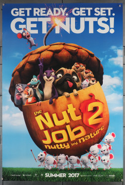 NUT JOB 2, THE: NUTTY BY NATURE (2017) 29584  Movie Poster  (27x41)  Animated Film  Cal Brunker Director Original U.S. One-Sheet Poster (27x40)  Rolled  Never Folded  Very Fine Condition