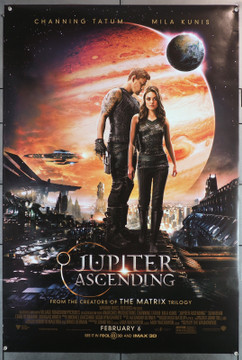 JUPITER ASCENDING (2015) 29642  Movie Poster   27x40   Channing Tatum   Mila Kunis  Lana and Lilly Wachowski	 Original U.S. One-Sheet Poster (27x40) Double Sided  Theater-Used  Fine