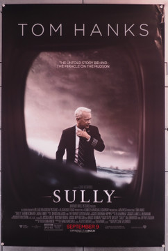 SULLY (2016) 26565  Original U.S. One-Sheet Poster (27x40) Rolled  Double Sided  Very Good Condition Original U.S. One-Sheet Poster (27x40)  Rolled  Very Good Condition  Some small tears