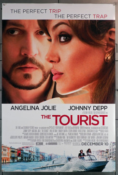 TOURIST, THE (2010) 29654  Movie Poster  Never Folded  Angelina Jolie   Johnny Depp Original U.S. One-Sheet Poster (27x40)  Rolled  Fine Plus Condition