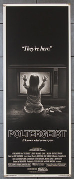 POLTERGEIST (1982) 12300 Movie Poster  Original 14x36 Insert Card  Craig T. Nelson  Jo Beth Williams  Tobe Hooper MGM/UA Original Insert Poster (14x36) Never Folded.  Very Fine Condition