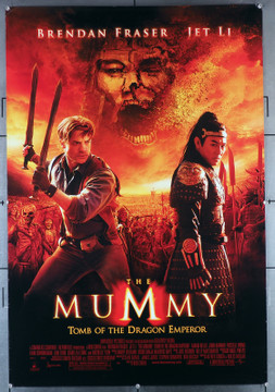 MUMMY, THE: TOMB OF THE DRAGON EMPEROR (2008) 29811  Movie Poster (27x40)  Brendan Fraser  Jet Li  Rob Cohen Original U.S. One-Sheet Poster (27x40)  Rolled Double-Sided  Fine Plus Condition