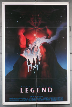 LEGEND (1985) 16424  Movie Poster (27x41) Folded  Very Fine Condition  TOM CRUISE  MIA SARA  TIM CURRY  RIDLEY SCOTT Original U.S. One-Sheet Poster (27x41)  Folded  Very Fine Condition