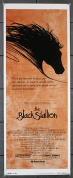 BLACK STALLION, THE (1979) 29834  Movie Poster (14x36)  Kelly Reno  Hoyt Axton  Teri Garr  Mickey Rooney  Carroll Ballard	 Original U.S. Insert Poster (14x36) Never Folded  Very Fine Condition