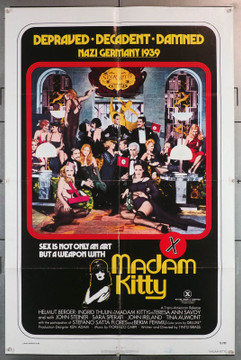 MADAM KITTY (1976) 29753 Movie Poster  U.S. One-Sheet (27x41) Folded  Helmut Berger  Ingrid Thulin  Tinto Brass Original U.S. One-Sheet Poster (27x41), folded.  Fine Plus Condition