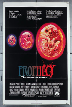 PROPHECY (1979) 29591 Movie Poster  Armand Assante  Talia Shire  Robert Foxworth  Richard Dysart  John Frankenheimer  Art by Paul Lehr Original U.S. One-Sheet Poster (27x41) Folded  Very Fine  Art by Paul Lehr