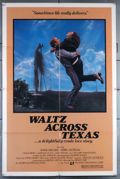 WALTZ ACROSS TEXAS (1982) 29605  Movie Poster  Anne Archer  Terry Jastrow  Noah Beery Jr.  Richard Farnsworth  Mary Kay Place Original U.S. One-Sheet Poster (27x41) Folded  Very Fine Condition