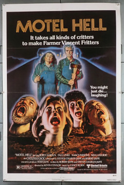 MOTEL HELL (1980) 29739  Movie Poster  U.S. One-Sheet   Rory Calhoun  Paul Linke  Nancy Parsons Original U.S. One-Sheet Poster (27x41) Folded  Fine Plus