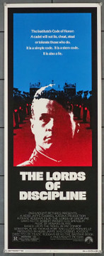 LORDS OF DISCIPLINE, THE (1983) 29849  Movie Poster  (14x36)  David Kieth  Robert Prosky  Judge Reinhold  Franc Roddam	 Original U.S. Insert Poster (14x36)  Rolled  Never Folded  Very Fine Condition